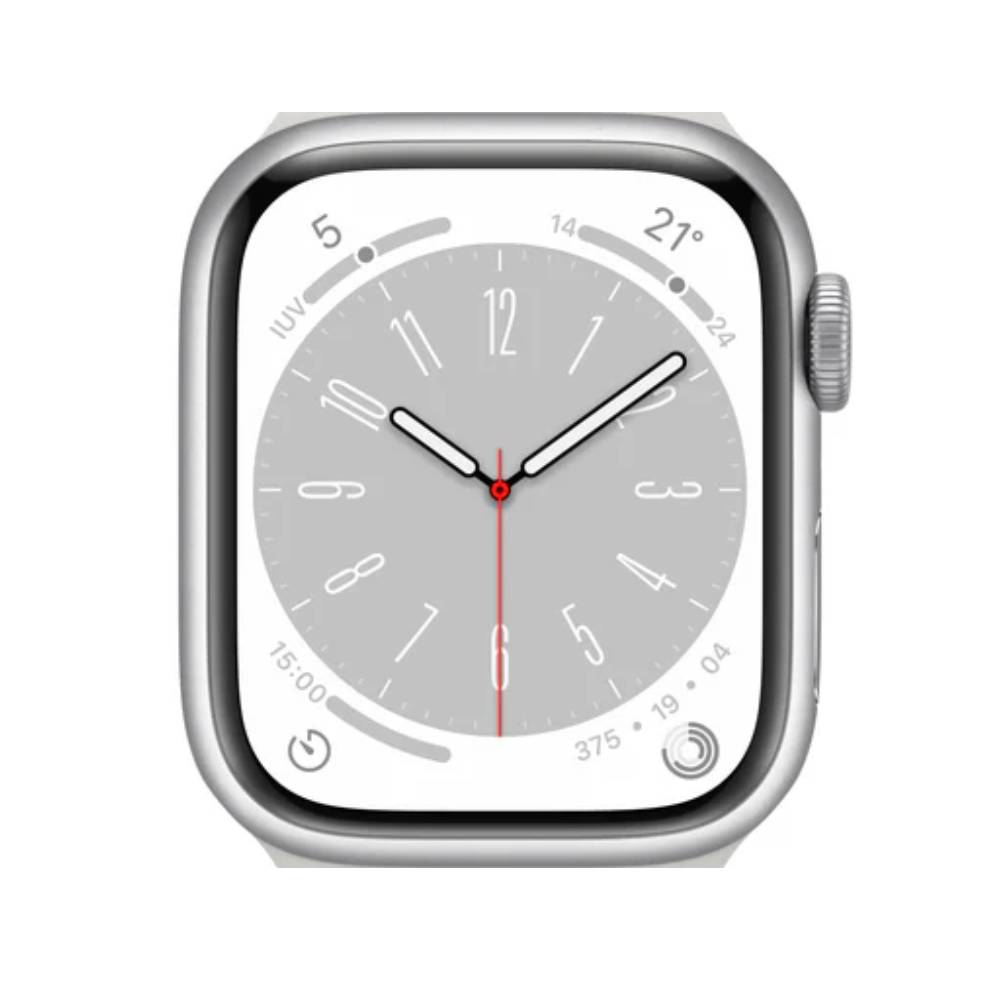 Apple Watch Series 8 | GPS | 41mm | Caja de Aluminio Plata (sin correa)