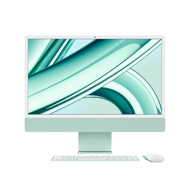 Apple iMac 24" 4,5K Chip M3 | 16 GB RAM | 1 TB SSD | CPU 8 núcleos | GPU 10 núcleos - Verde