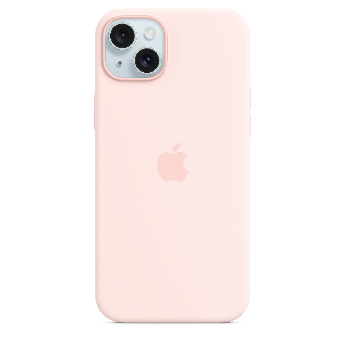Apple Funda de Silicona MagSafe para iPhone 15 Plus Rosa Claro