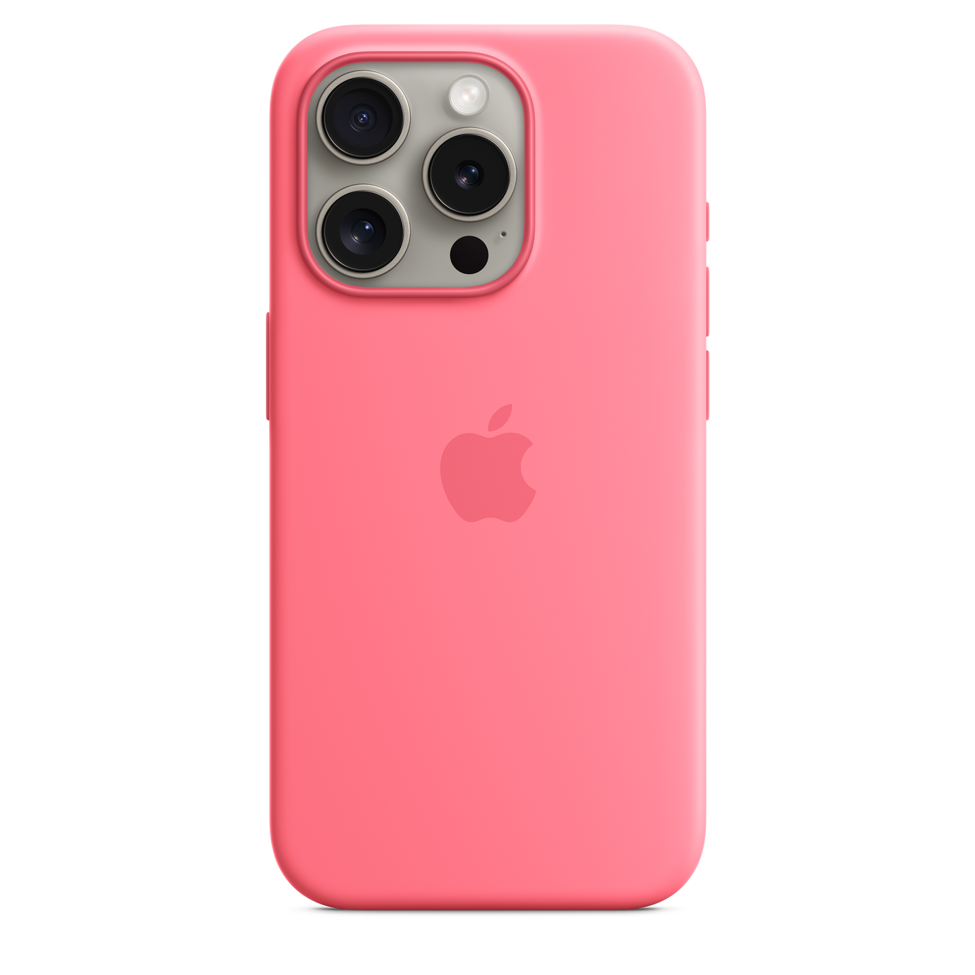 Apple Funda de Silicona MagSafe para iPhone 15 Pro Rosa