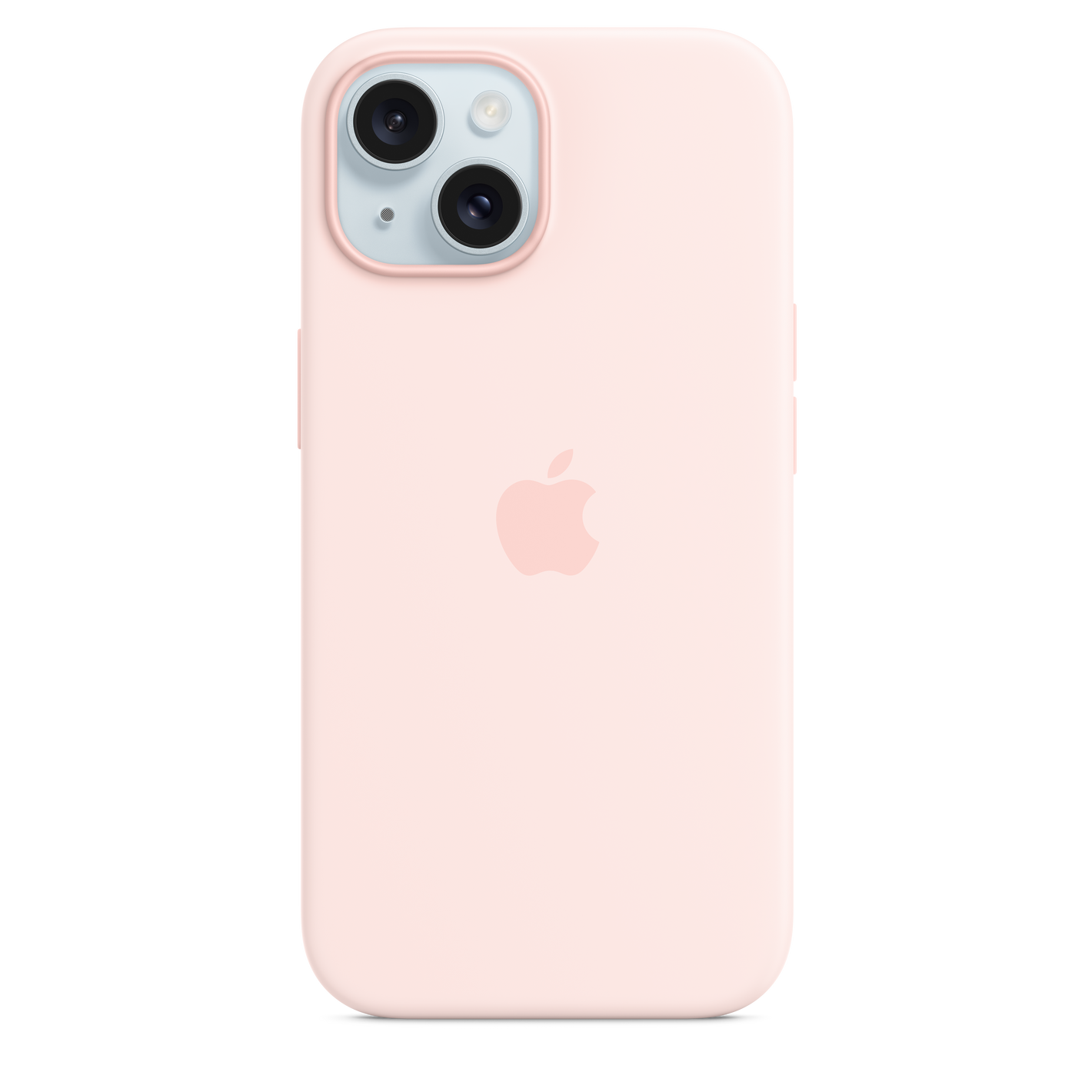 Apple Funda de Silicona MagSafe para iPhone 15 Rosa Claro