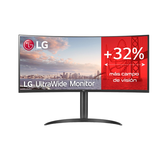 LG 34WQ75C-B Monitor 34" WQHD IPS HDR10 sRGB 99% USB-C PD 96W 