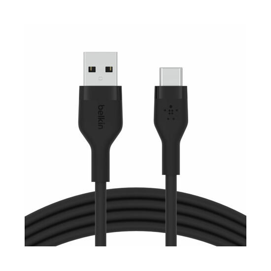 Belkin Boost Charge Flex Cable silicona USB-A a USB-C 1m negro