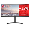 LG 34WQ75C-B Monitor 34" WQHD IPS HDR10 sRGB 99% USB-C PD 96W 