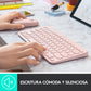 Teclado Bluetooth multidispositivo K380 de Logitech Blanco - Macnificos