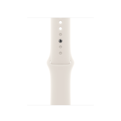 Correa deportiva color blanco estrella (40 mm) - Talla M/L