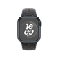 Apple Correa Nike Sport para Apple Watch 41mm Negro Medianoche Talla S/M