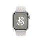 Apple Correa Nike Sport para Apple Watch 41mm Platino Puro Talla S/M