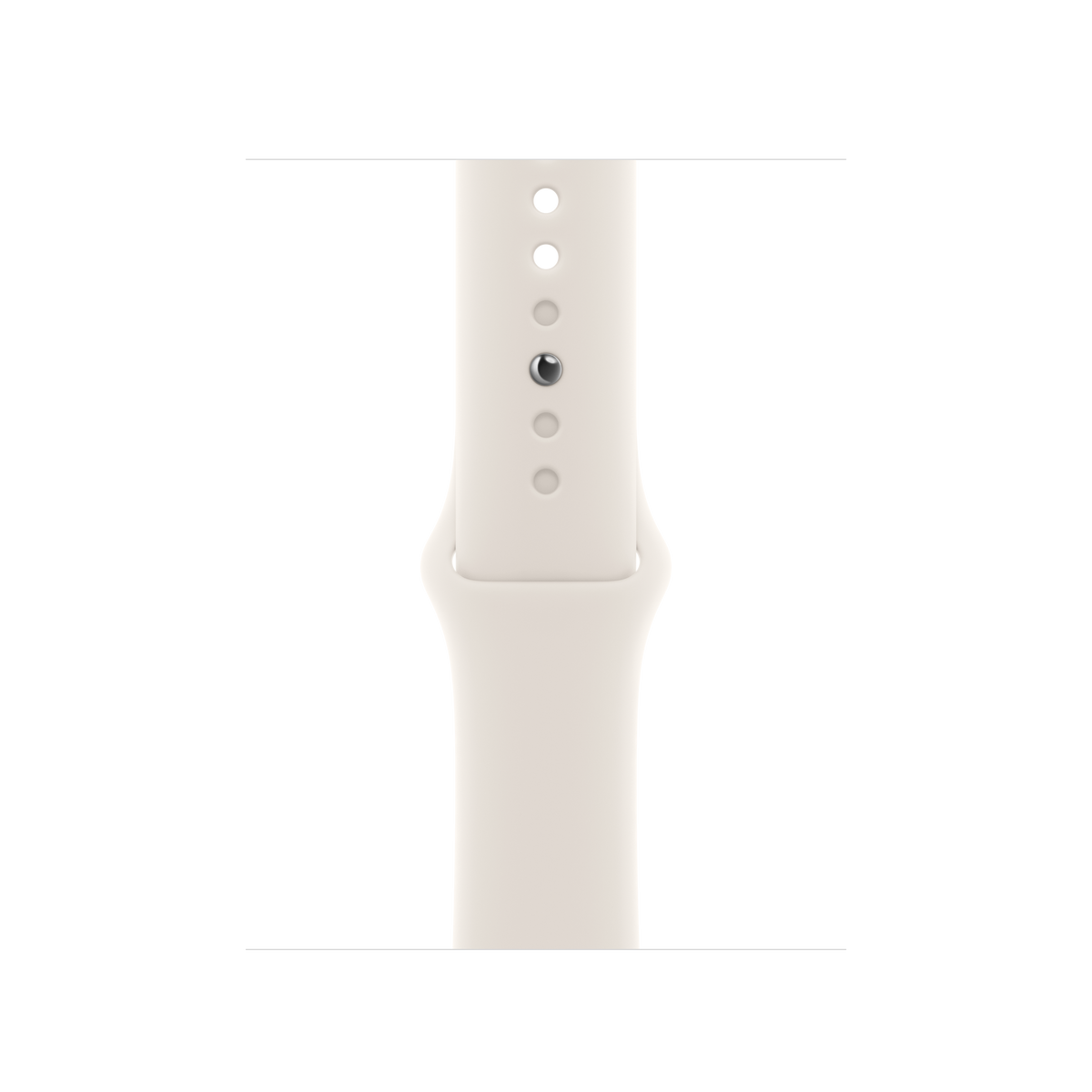 Correa deportiva color blanco estrella (42 mm) - Talla S/M