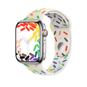 Apple Correa Deportiva para Apple Watch 45mm Edición Orgullo Talla M/L