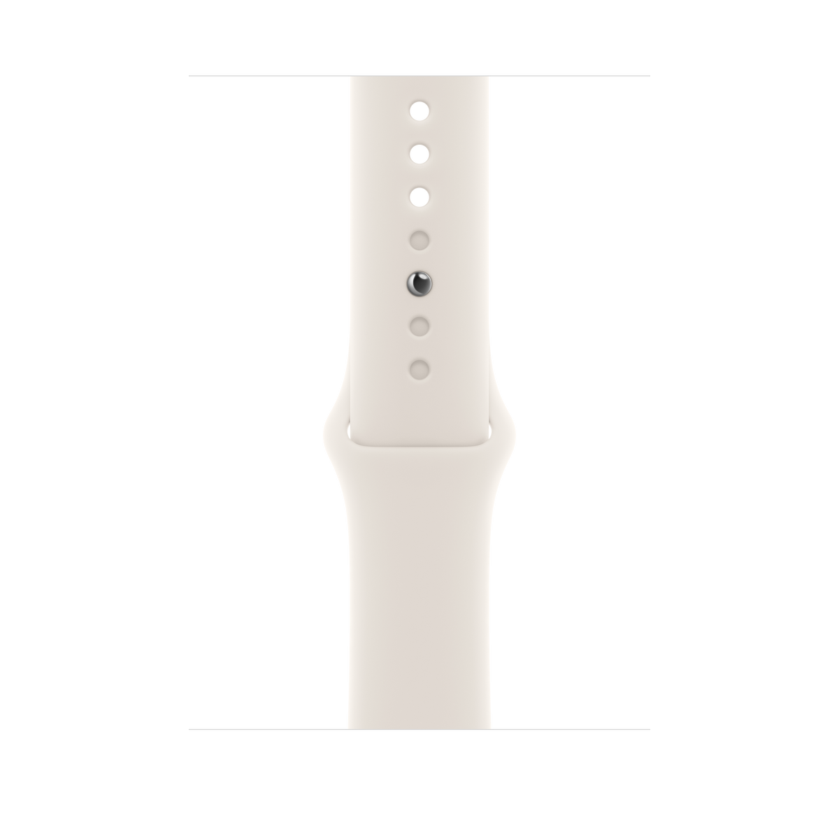Correa deportiva color blanco estrella (46 mm) - Talla M/L