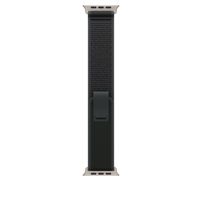Correa Loop Trail negra (49 mm) - Talla M/L - Titanio natural
