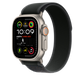 Correa Loop Trail negra (49 mm) - Talla S/M - Titanio natural