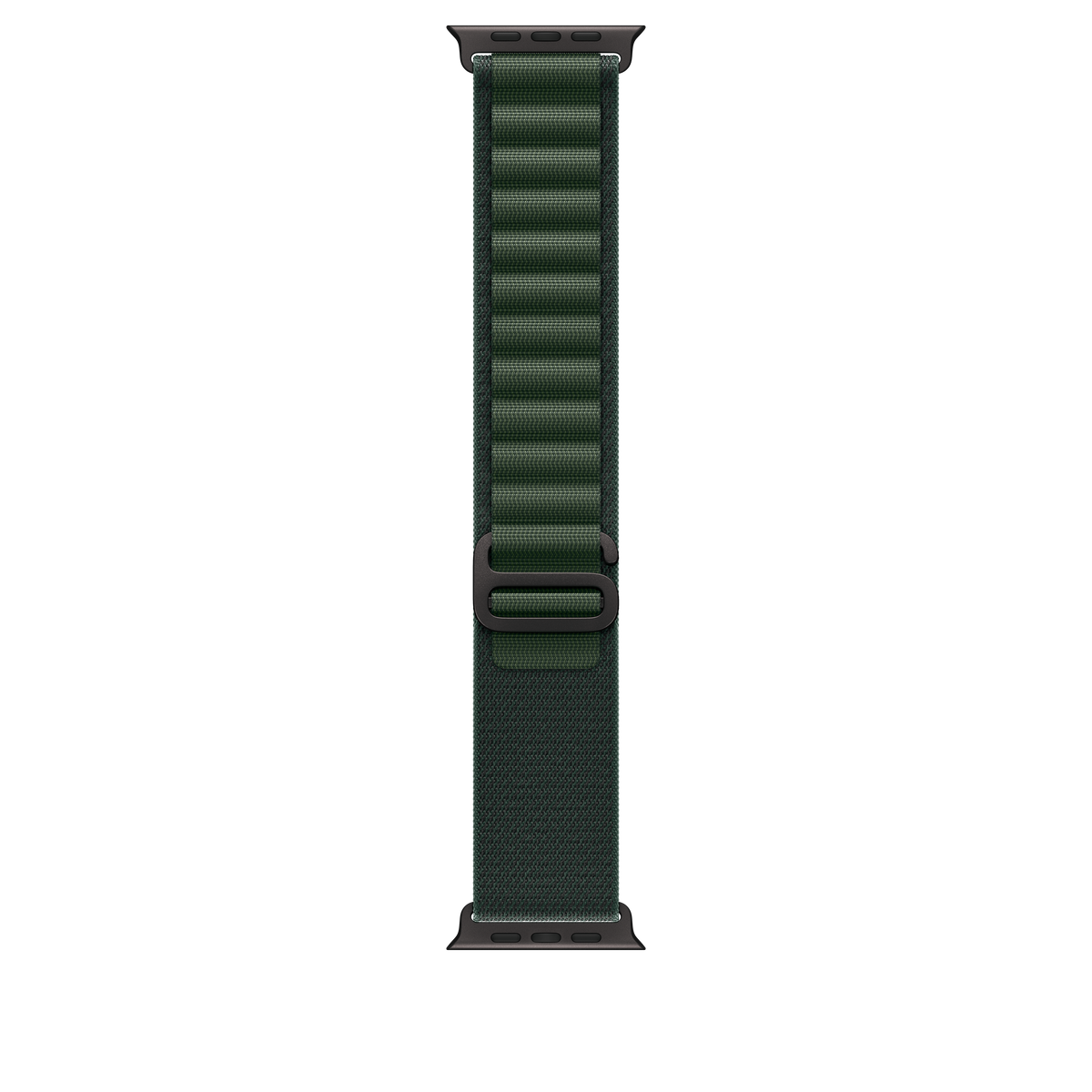 Correa Loop Alpine verde oscuro (49 mm) - Talla L - Titanio negro