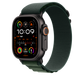 Correa Loop Alpine verde oscuro (49 mm) - Talla L - Titanio negro