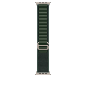 Correa Loop Alpine verde oscuro (49 mm) - Talla L - Titanio natural