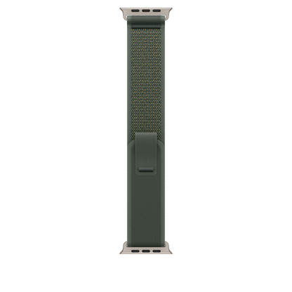 Correa Loop Trail verde (49 mm) - Talla S/M - Titanio natural
