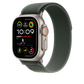 Correa Loop Trail verde (49 mm) - Talla S/M - Titanio natural