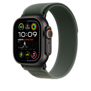 Correa Loop Trail verde (49 mm) - Talla M/L - Titanio negro