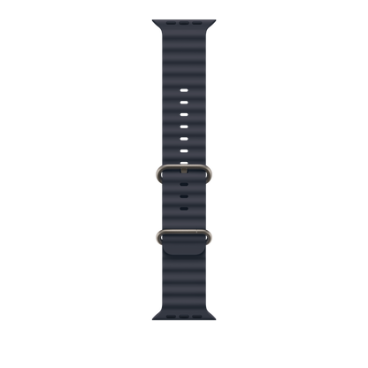 Apple Correa Ocean para Apple Watch 49mm Azul Marino acabado Titanio Natural