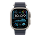 Apple Correa Ocean para Apple Watch 49mm Azul Marino acabado Titanio Natural