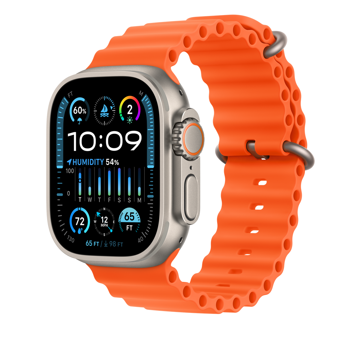 Correa Ocean naranja (49 mm) - Macnificos
