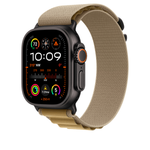 Correa Loop Alpine color canela (49 mm) - Talla M - Titanio negro