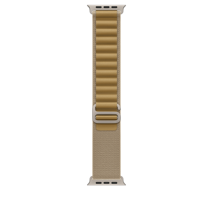 Correa Loop Alpine color canela (49 mm) - Talla M - Titanio natural