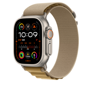 Correa Loop Alpine color canela (49 mm) - Talla M - Titanio natural