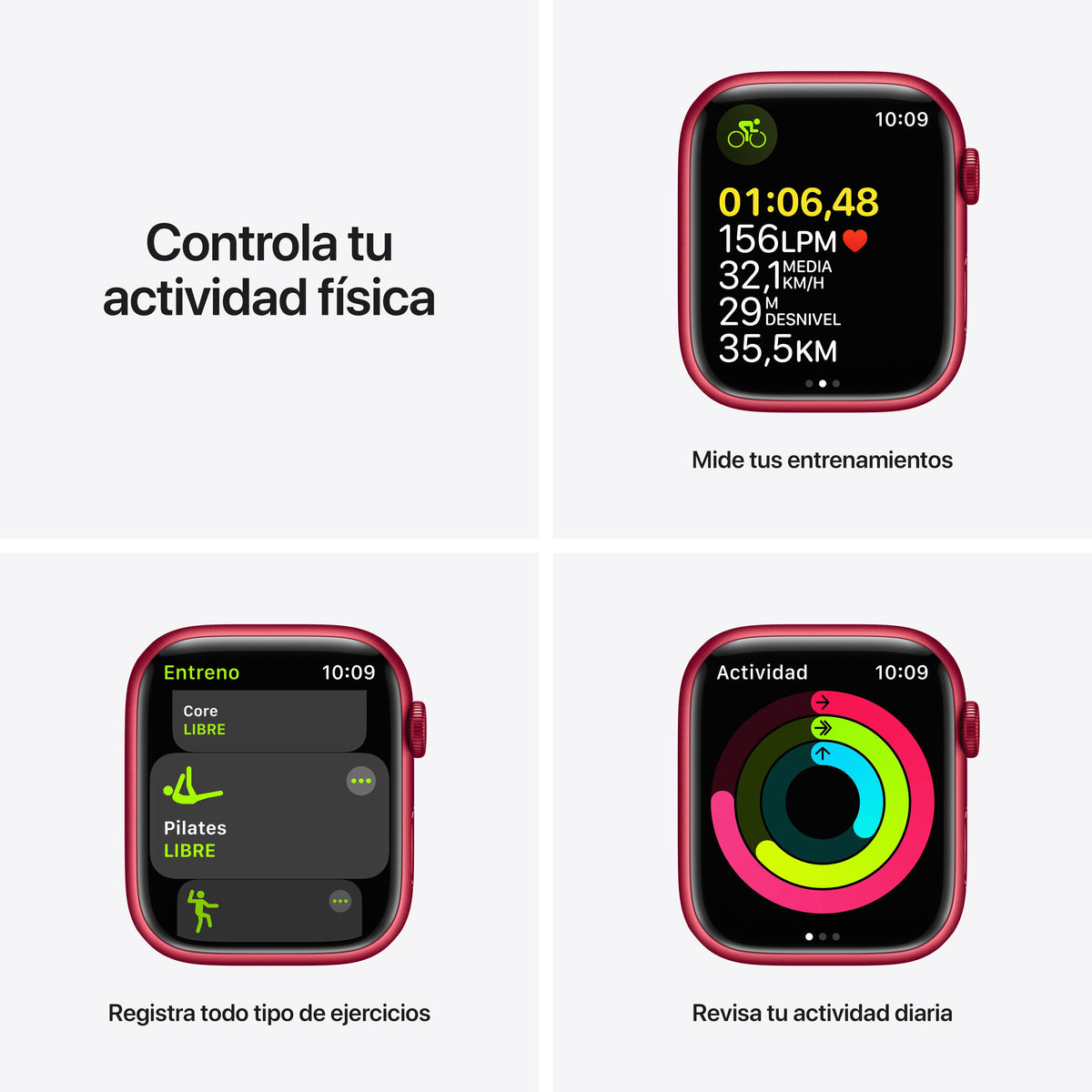 Apple Watch Series 7 (GPS) Aluminio Correa deportiva - Macnificos