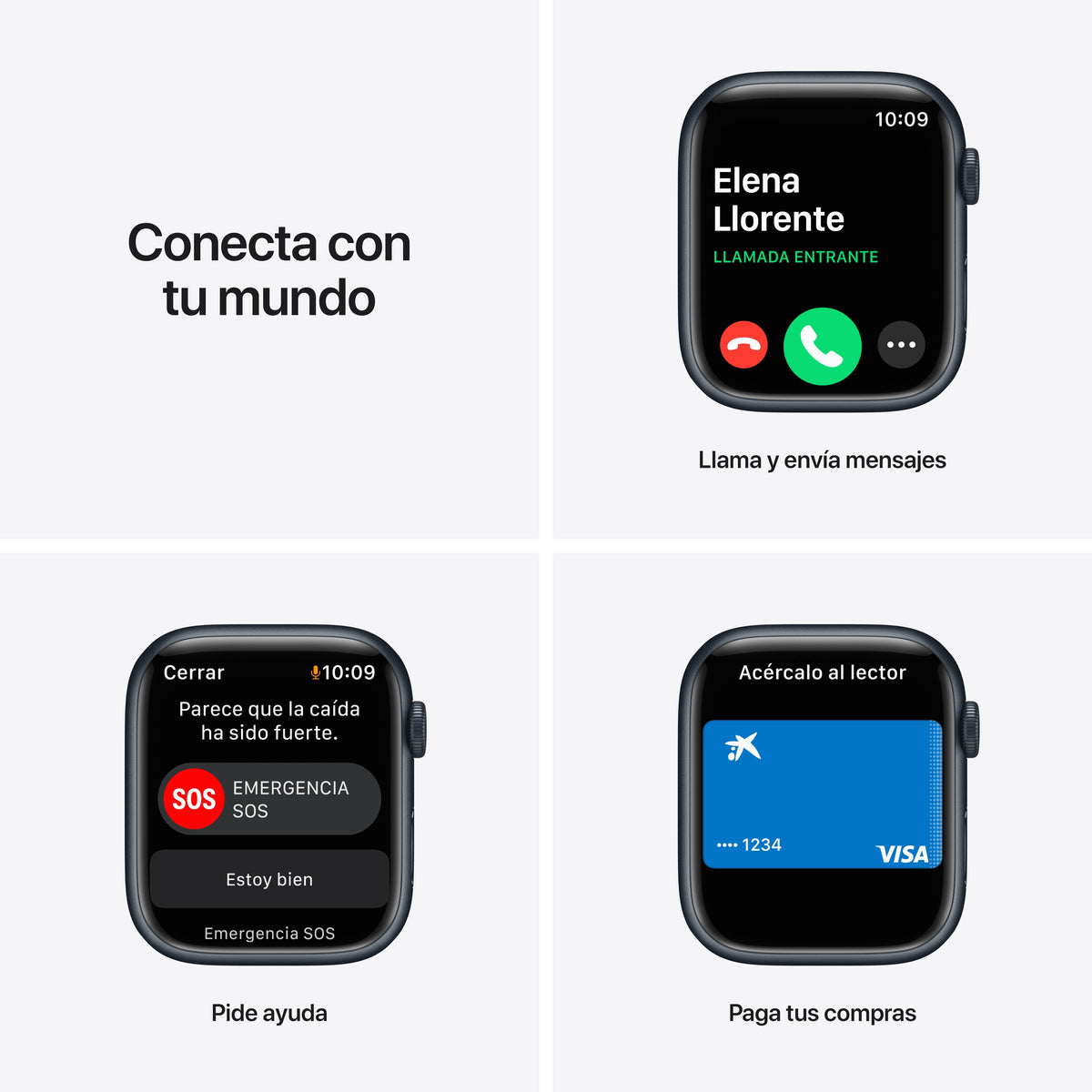 Apple Watch Series 7 (GPS) Aluminio Correa deportiva - Macnificos