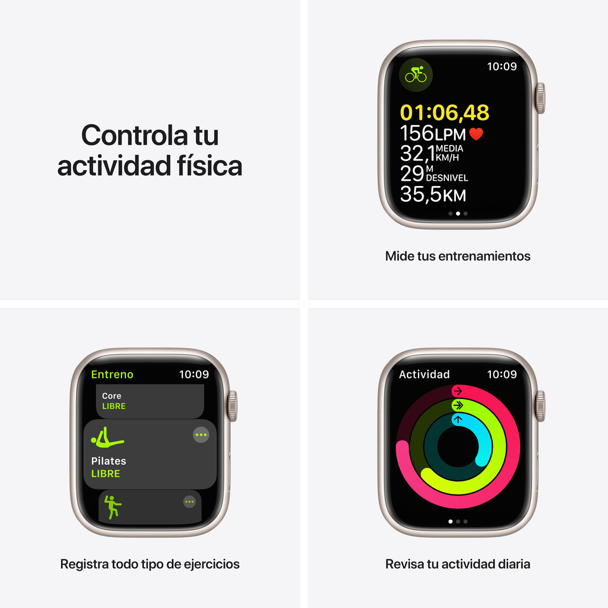 Apple Watch Series 7 (GPS) Aluminio Correa deportiva - Macnificos
