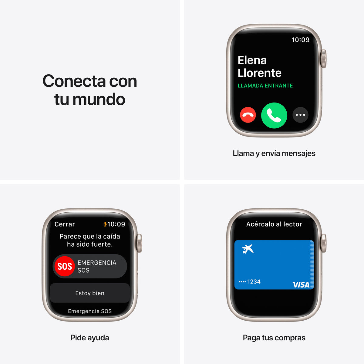 Apple Watch Series 7 (GPS) Aluminio Correa deportiva - Macnificos