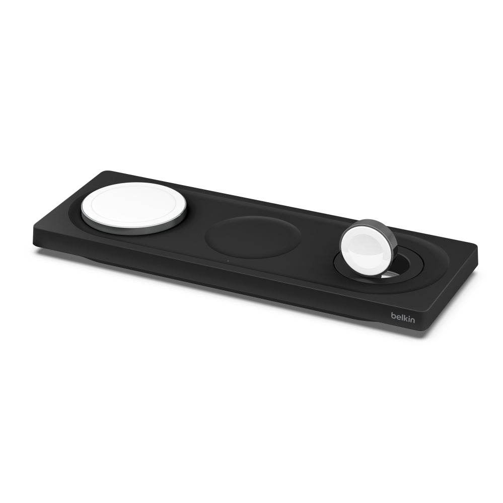 Base de carga inalámbrica 3 en 1 BOOST↑CHARGE™ PRO de Belkin con MagSafe Negro - Macnificos