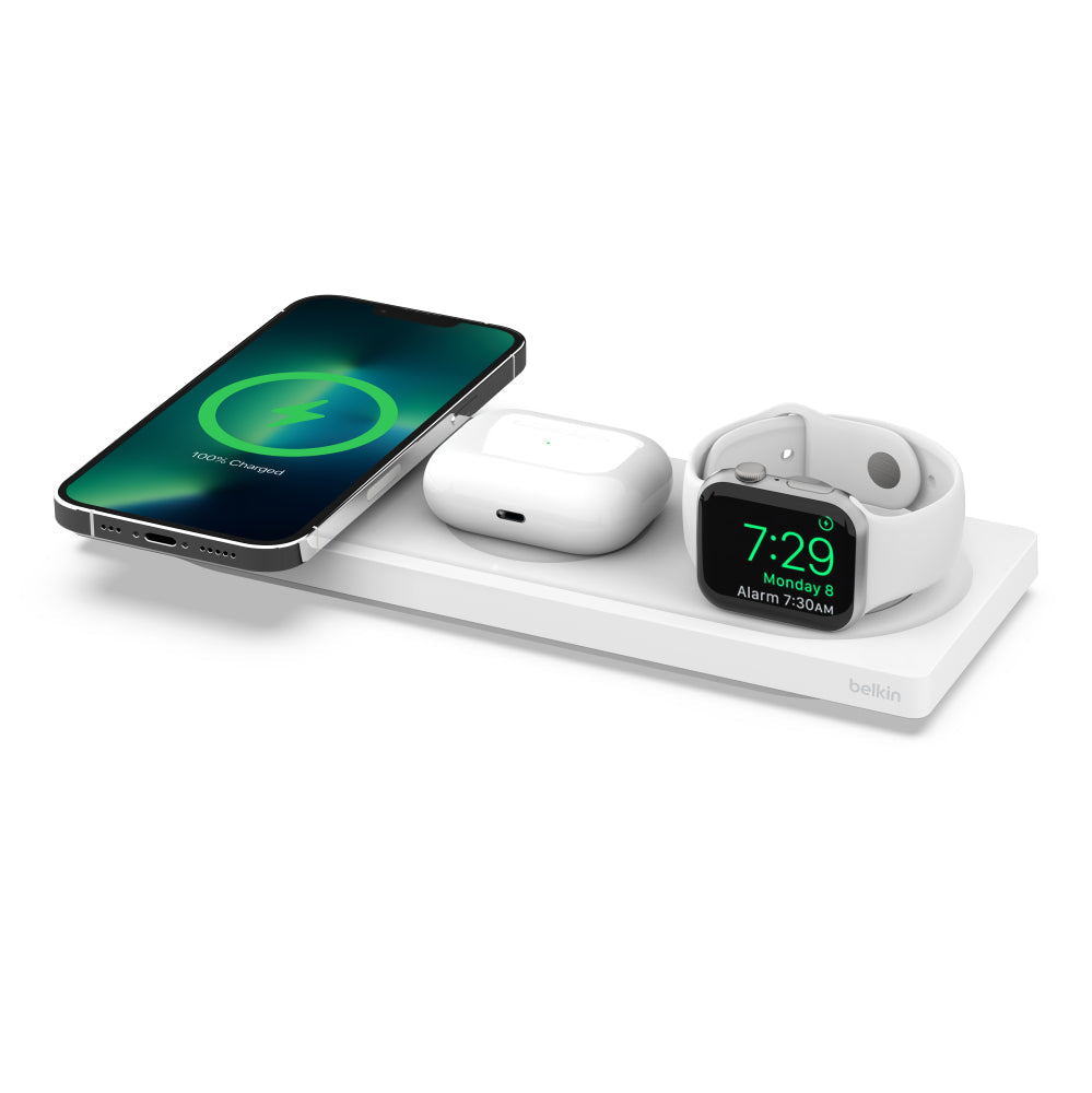 Base de carga inalámbrica 3 en 1 BOOST↑CHARGE™ PRO de Belkin con MagSafe - Macnificos