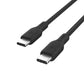 Cable BoostCharge Pro Flex 100W USB-C a USB-C de silicona y trenzado 2m negro | Belkin