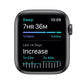 Apple Watch Nike SE | GPS + Cellular | 44mm | Caja de Aluminio Gris Espacial | Correa Nike Deportiva Antracita/Negra  | Talla S/M y M/L