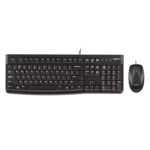 Teclado y ratón Desktop MK120 USB Negro | Logitech