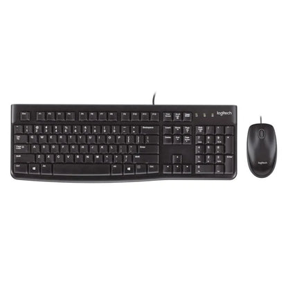 Teclado y ratón Desktop MK120 USB Negro | Logitech