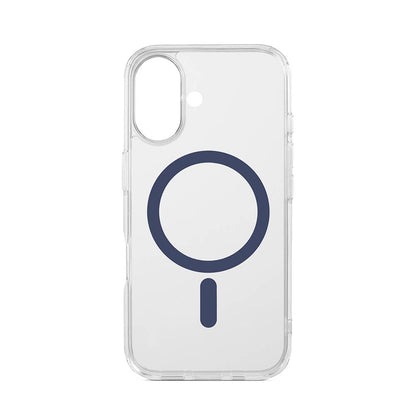 Funda Frozen MagSafe para iPhone 16 azul/transparente | Rossellimac