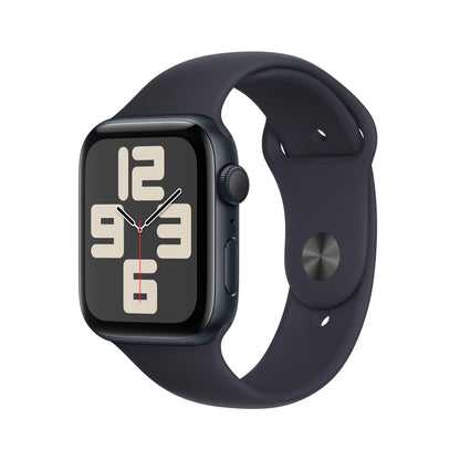 Apple Watch SE | GPS | 44mm | Caja de Aluminio Medianoche | Correa Deportiva Medianoche | Talla S/M