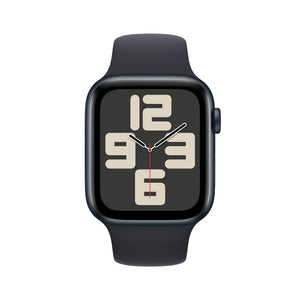 Apple Watch SE (GPS) - Caja de aluminio en color medianoche de 44 mm - Correa deportiva color medianoche - Talla M/L - Macnificos
