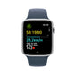 Apple Watch SE | GPS | 44mm | Caja de Aluminio Plata | Correa Deportiva Azul Tempestad | Talla M/L