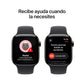 Apple Watch Series 10 | GPS + Cellular | 42mm | Caja de Titanio Pizarra | Correa Deportiva Negro | Talla S/M