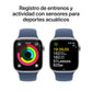 Apple Watch Series 10 | GPS | 46mm | Caja de Aluminio Plata | Correa Deportiva Azul Denim | Talla S/M