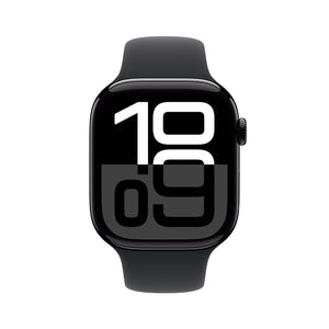 Apple Watch Series 10 | GPS | 46mm | Caja de Aluminio Negro | Correa Deportiva Negro | Talla S/M