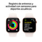 Apple Watch Series 10 | GPS | 46mm | Caja de Aluminio Rosa | Correa Deportiva Rosa Rubor | Talla M/L