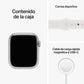 Apple Watch Series 8 | GPS | 41mm | Caja de Aluminio Plata | Correa Deportiva Blanca | Talla Regular