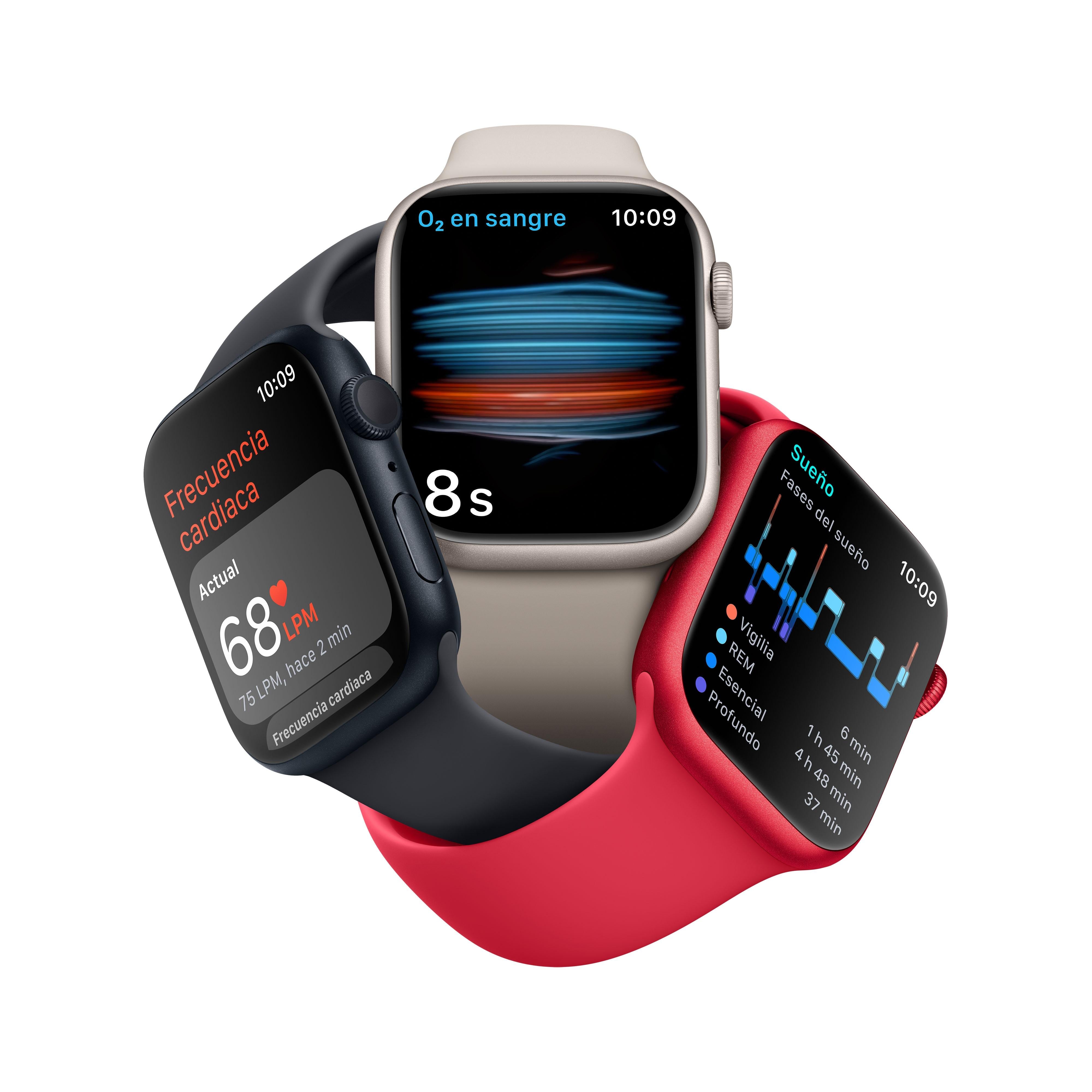 Apple Watch Series 8 | GPS | 41mm | Caja de Aluminio (PRODUCT)RED (sin
