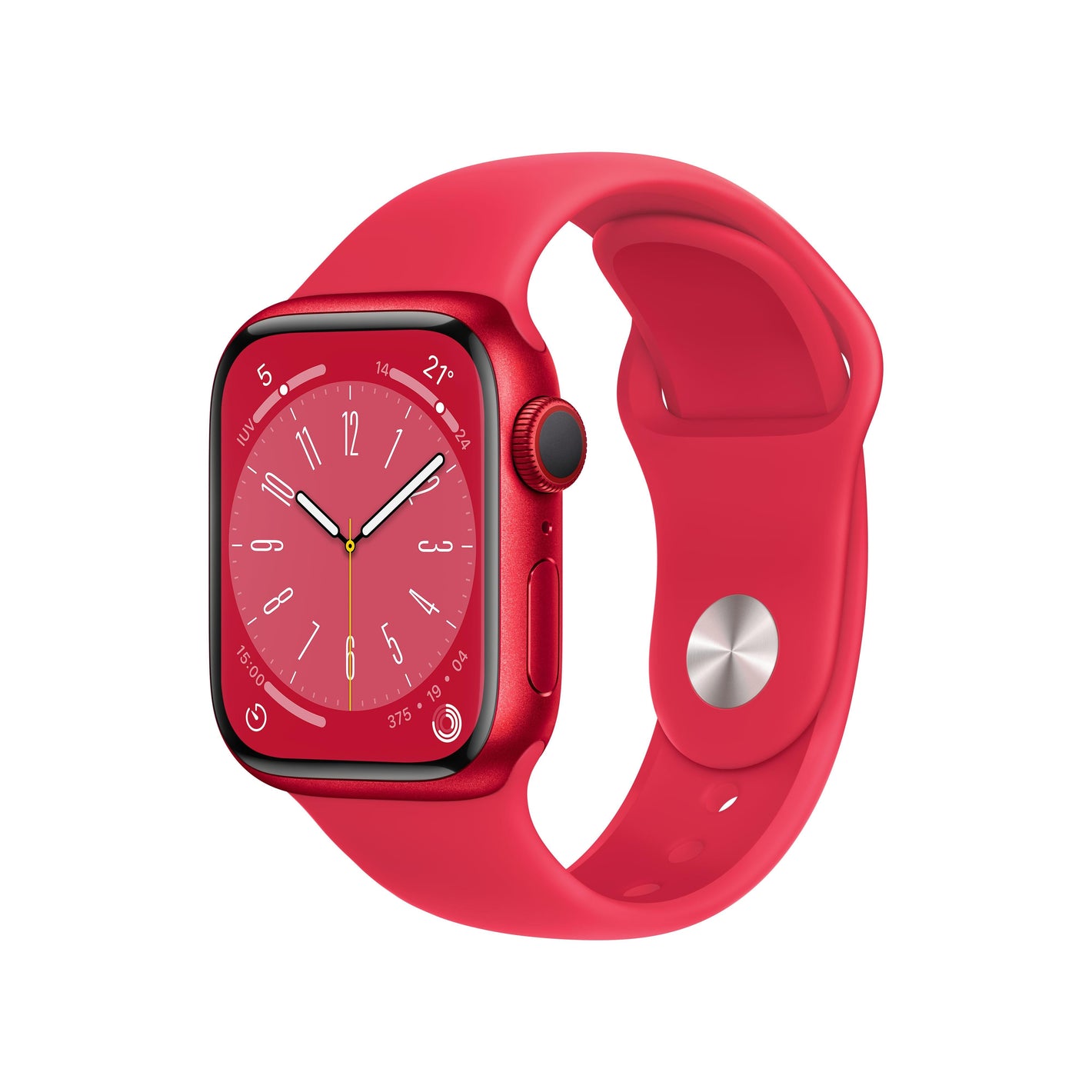 Apple Watch Series 8 | GPS + Cellular | 41mm | Caja de Aluminio (PRODUCT)RED | Correa Deportiva (PRODUCT)RED | Talla Regular